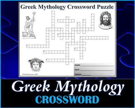 Greek Gods Crossword Puzzle